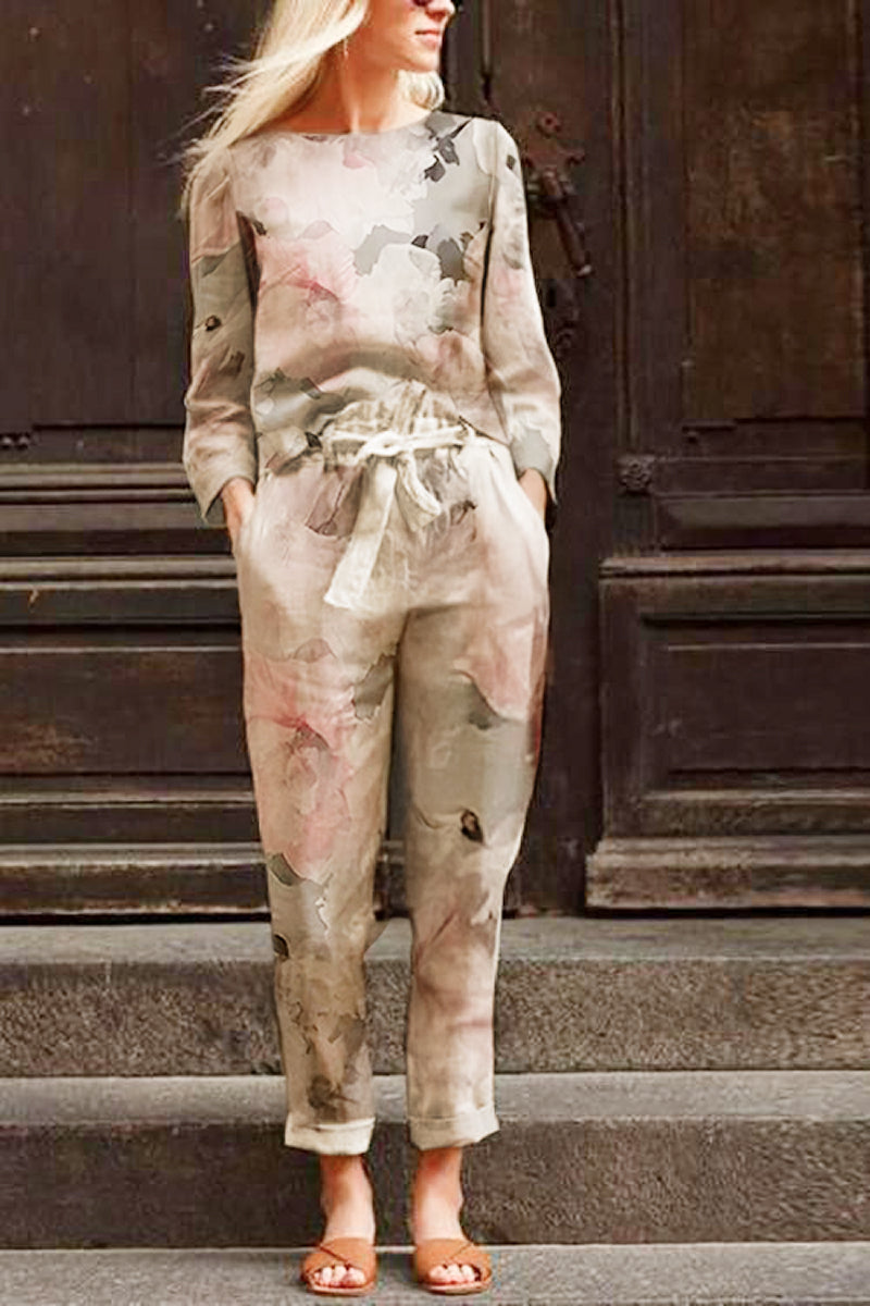 Cápsula monocromática de algodón y lino