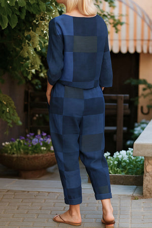 Cápsula monocromática de algodón y lino