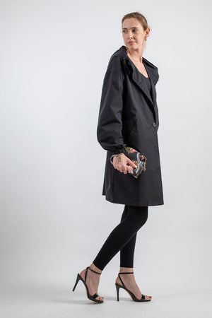 Chaqueta Impermeable Windbreaker sobre Medida para la Lluvia con Capucha