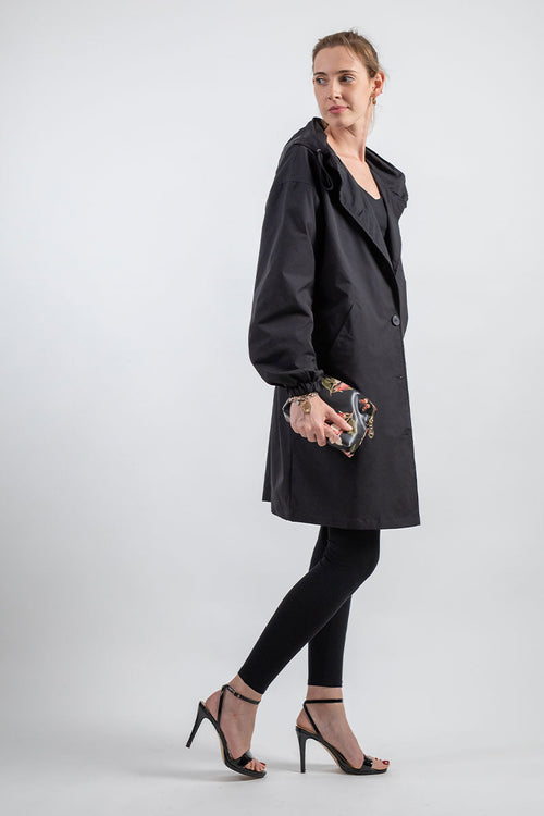 Chaqueta Impermeable Windbreaker sobre Medida para la Lluvia con Capucha