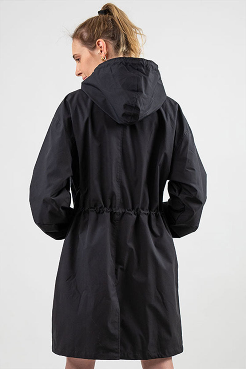 Chaqueta Impermeable Windbreaker sobre Medida para la Lluvia con Capucha