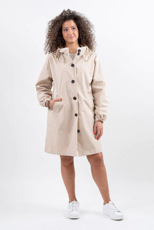Chaqueta Impermeable Windbreaker sobre Medida para la Lluvia con Capucha