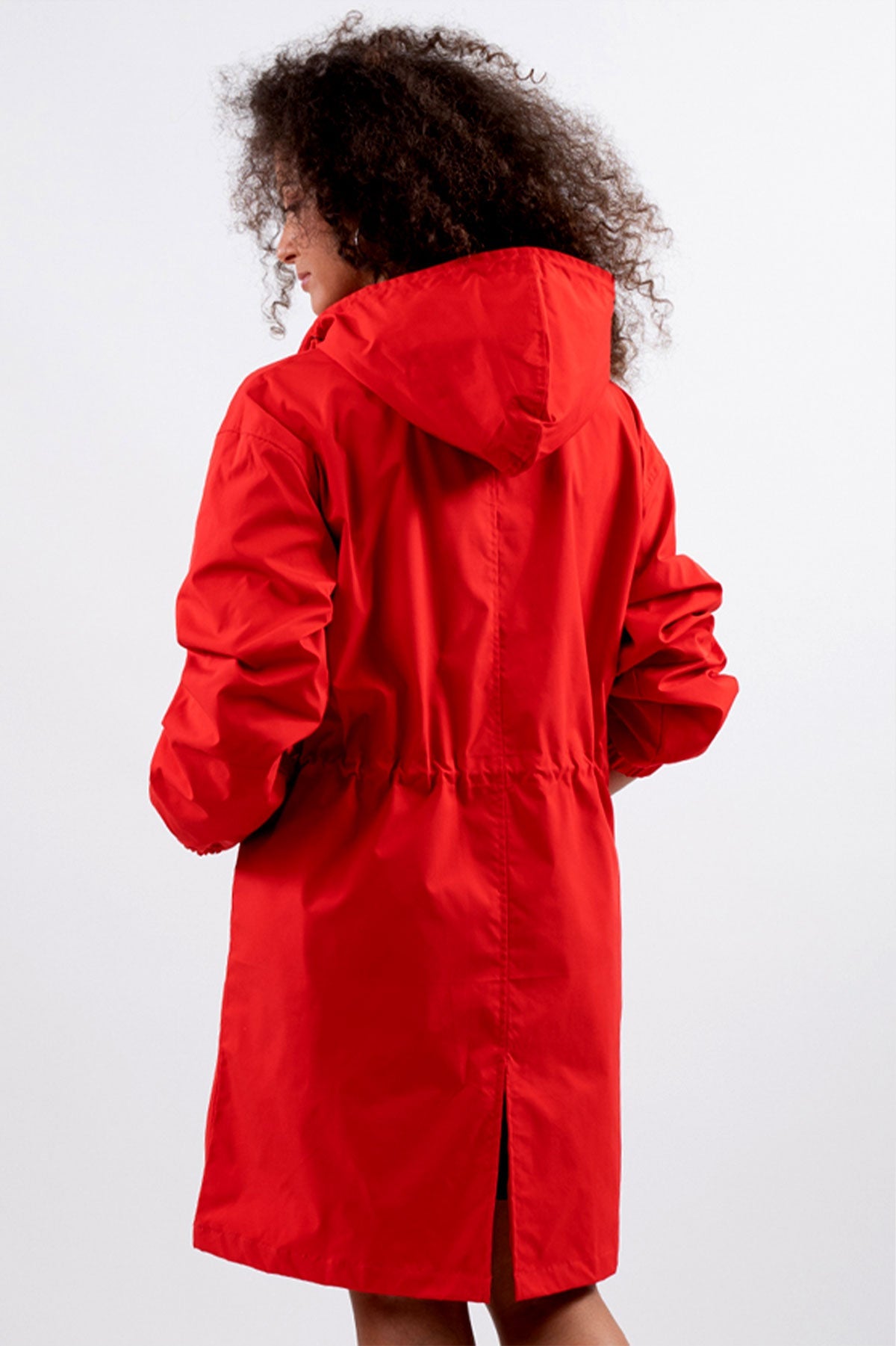 Chaqueta Impermeable Windbreaker sobre Medida para la Lluvia con Capucha