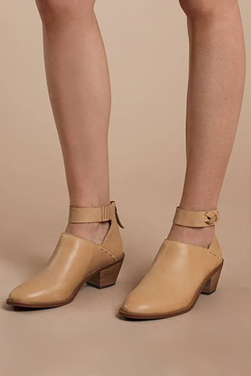 Botines de Tacón Cubano Recortados