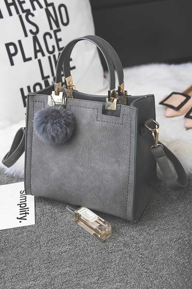 Bolsa con Asas Pom Pom