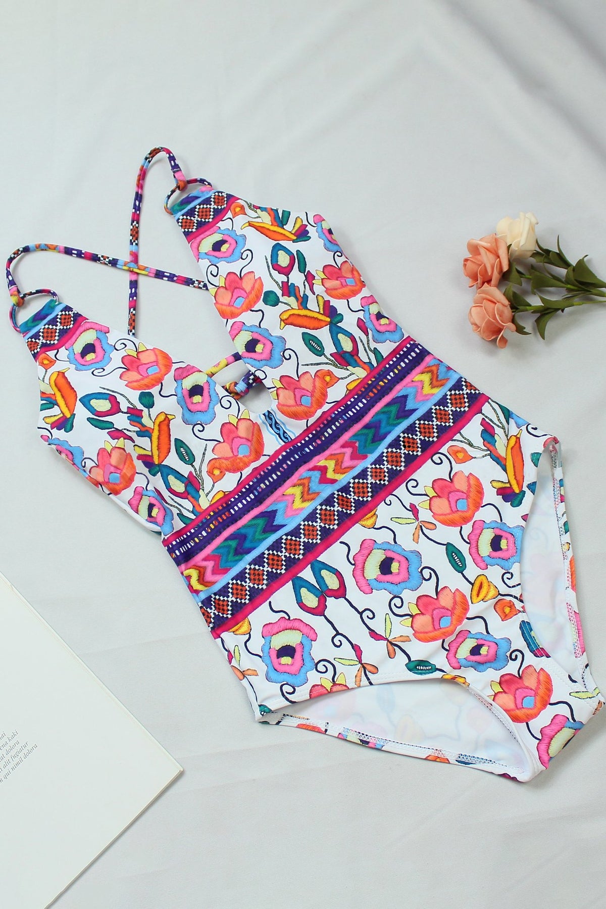 Bañador floral Delia de una pieza