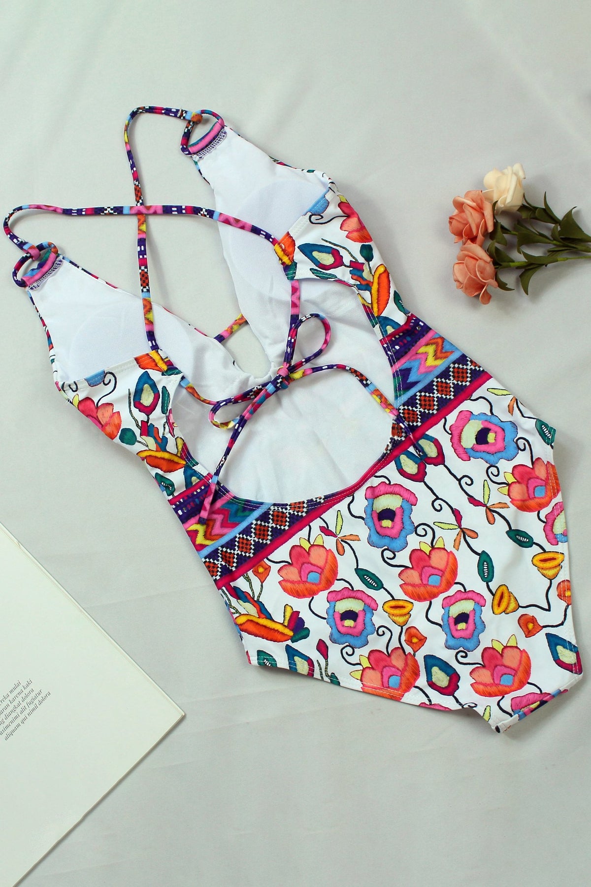 Bañador floral Delia de una pieza