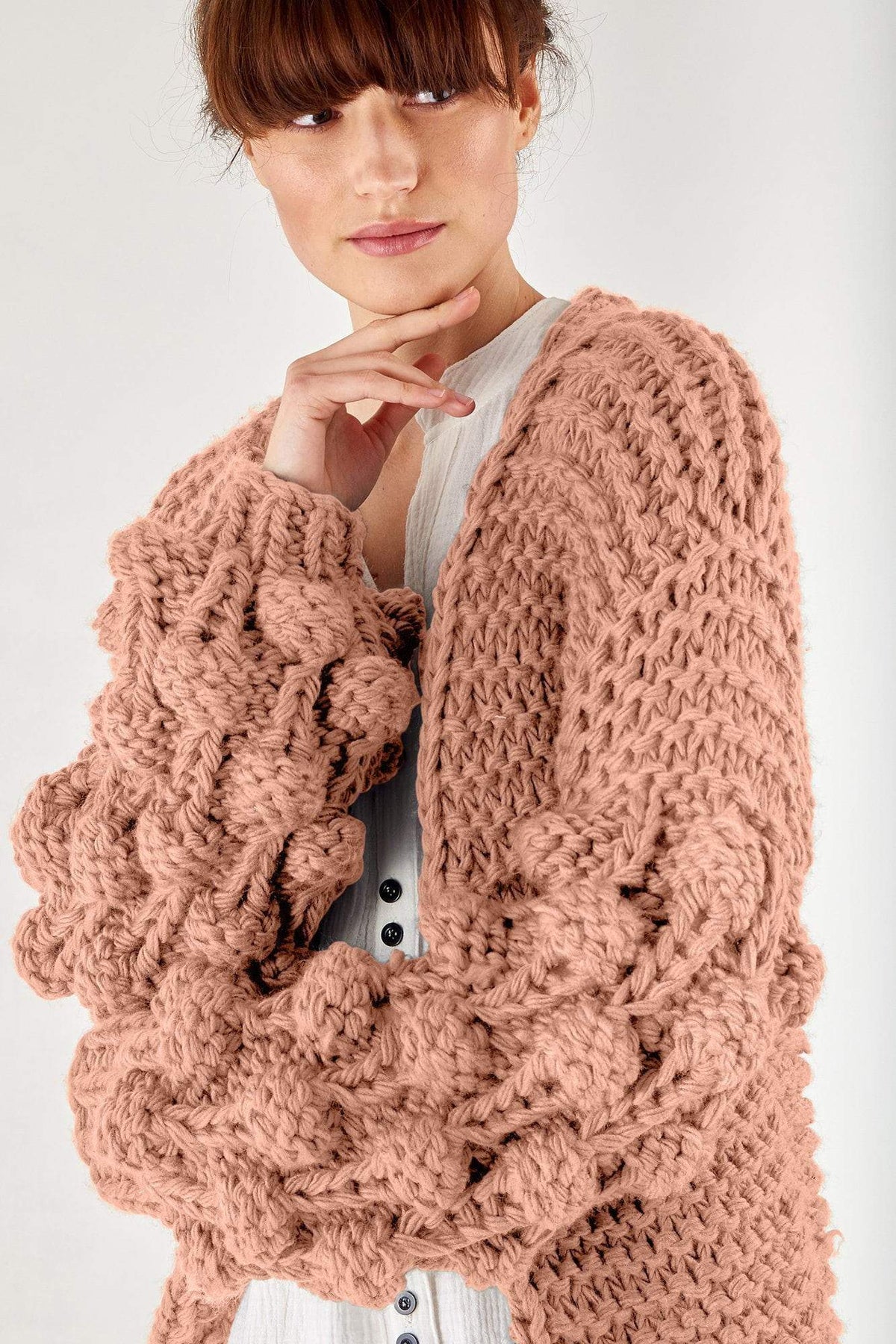 Chaqueta de Punto Grueso