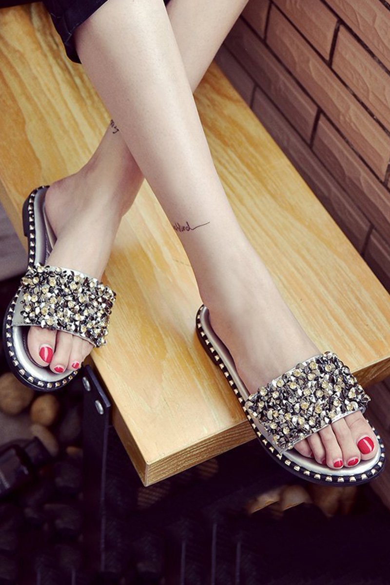 Deslizadores de diamantes de imitación