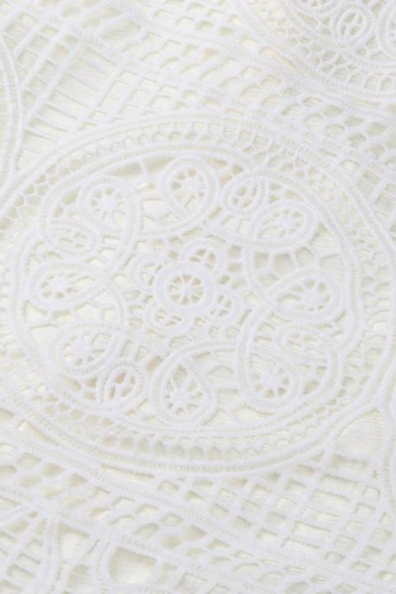 Vestido de Encaje Midi Espalda Descubierta